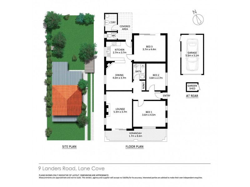 9 Landers Road, Lane Cove NSW 2066 Floorplan