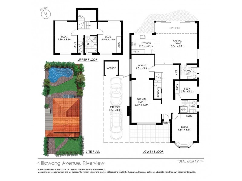4 Illawong Avenue, Riverview NSW 2066 Floorplan