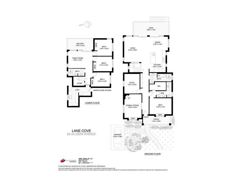25 Allison Avenue, Lane Cove NSW 2066 Floorplan