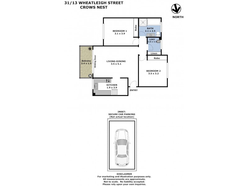 31/13 Wheatleigh Street, Crows Nest NSW 2065