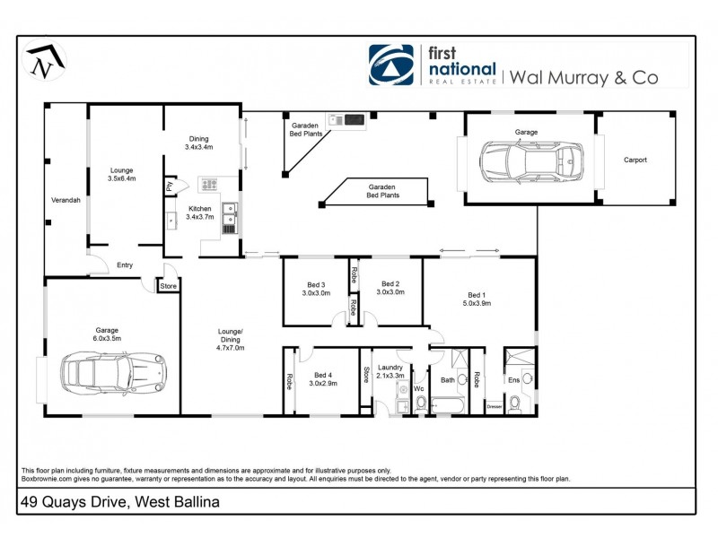 49 Quays Drive, West Ballina NSW 2478 Floorplan