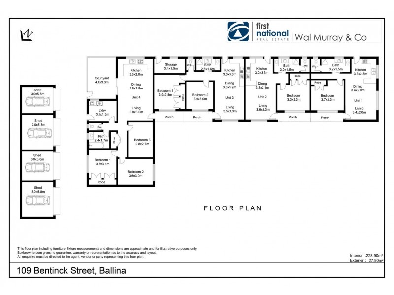 109 Bentinck Street, Ballina NSW 2478 Floorplan