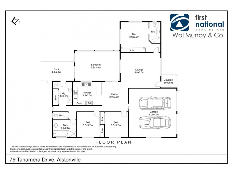 79 Tanamera Drive, Alstonville NSW 2477 Floorplan