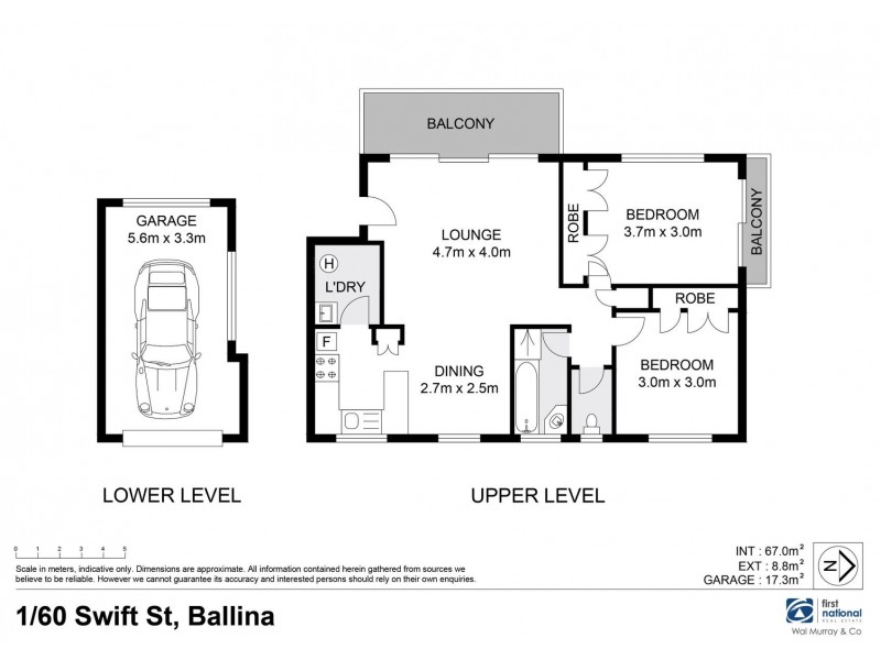 1/60 Swift Street, Ballina NSW 2478 Floorplan