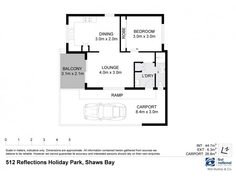 512/25 Fenwick Drive, East Ballina NSW 2478 Floorplan