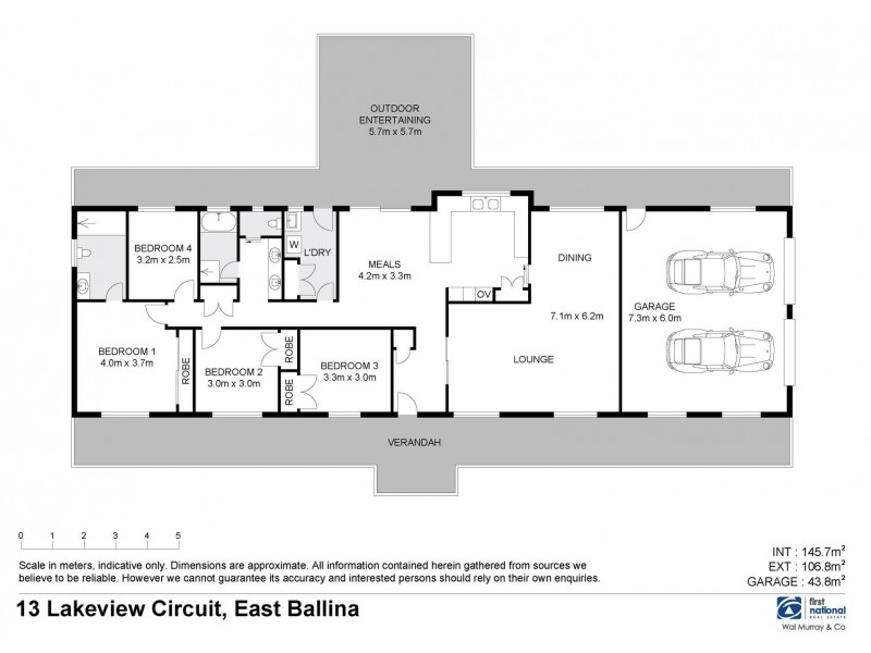 13 Lakeview Circuit, East Ballina NSW 2478 Floorplan