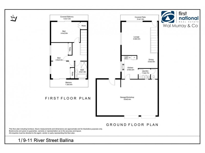 1/9-11 River Street, Ballina NSW 2478 Floorplan