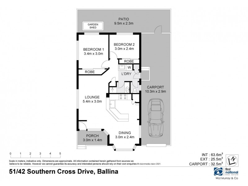 51/42 Southern Cross Drive, Ballina NSW 2478 Floorplan