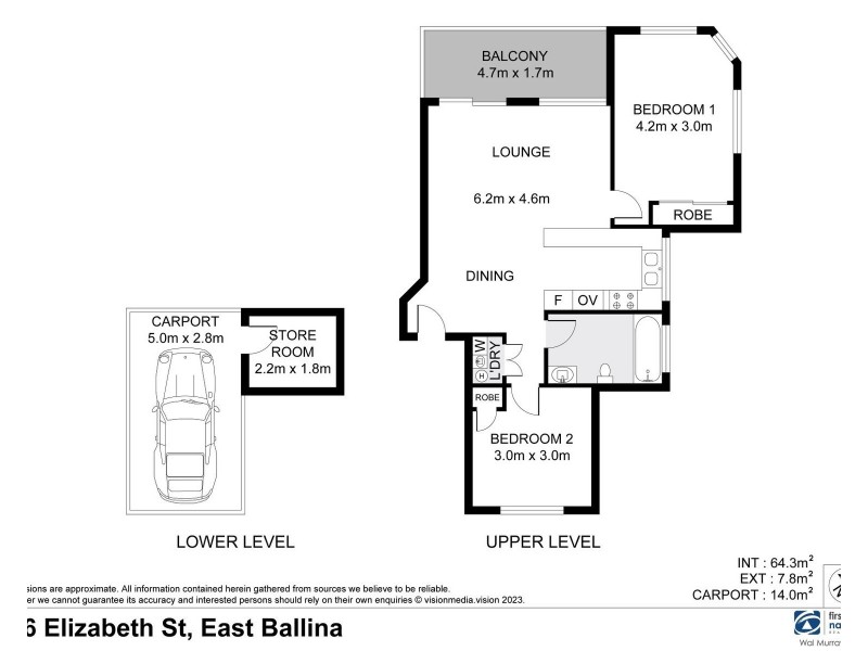 2/6 Elizabeth Street, East Ballina NSW 2478