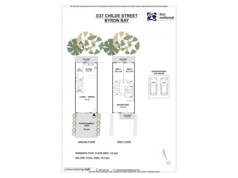 3/37 Childe Street, Byron Bay NSW 2481 Floorplan