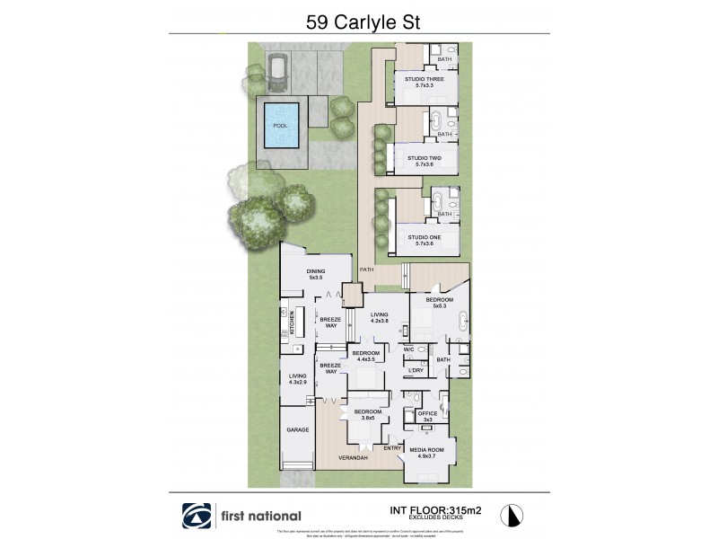 59 Carlyle Street, Byron Bay NSW 2481 Floorplan
