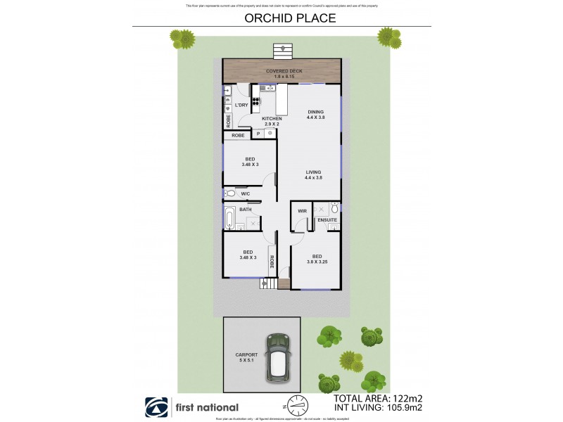 14 Orchid Place, Mullumbimby NSW 2482 Floorplan