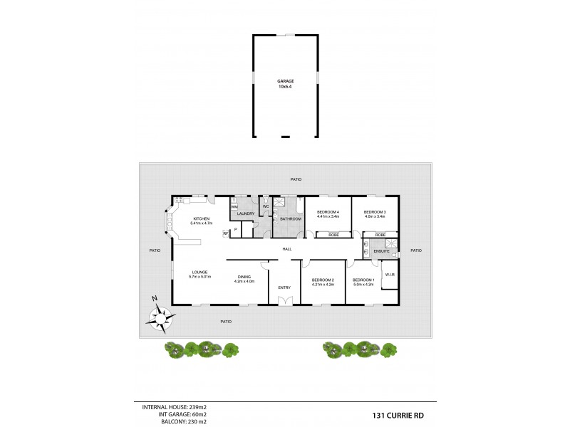 131 Currie Road, The Channon NSW 2480 Floorplan