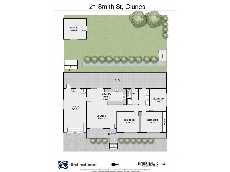 21 Smith Street, Clunes NSW 2480 Floorplan