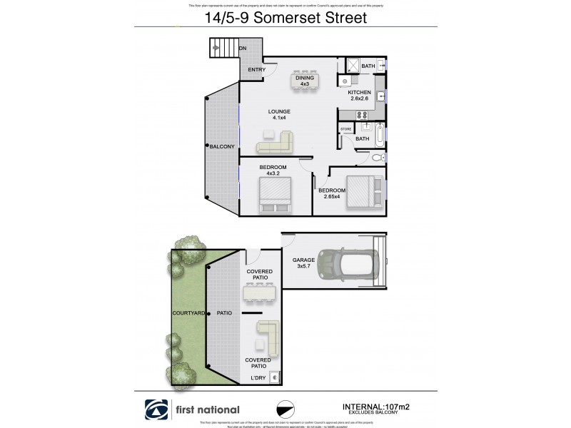 14/5-9 Somerset Street, Byron Bay NSW 2481 Floorplan