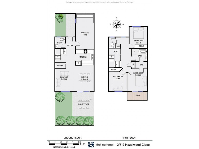 2/7-9 Hazelwood Close, Suffolk Park NSW 2481 Floorplan