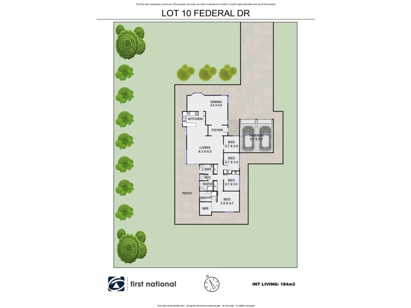 Lot 10 Federal Drive, Federal NSW 2480 Floorplan