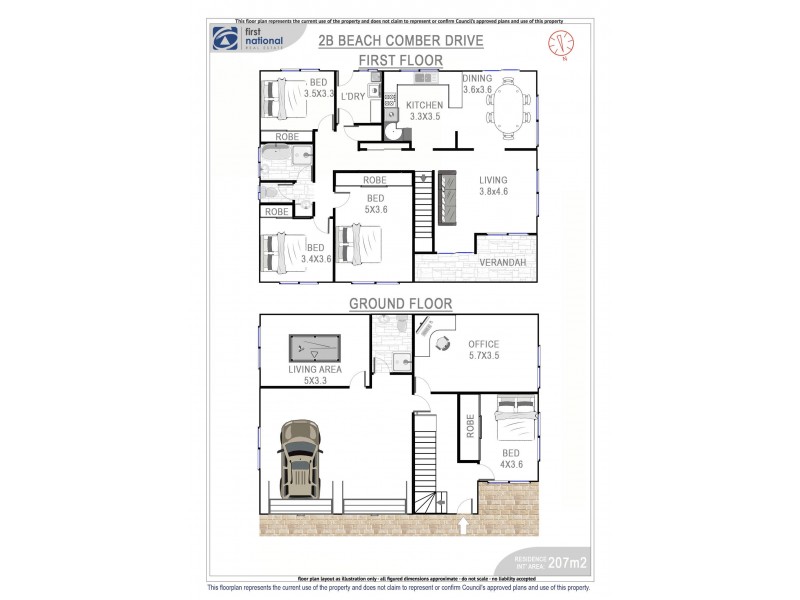 2B Beachcomber Drive, Byron Bay NSW 2481 Floorplan