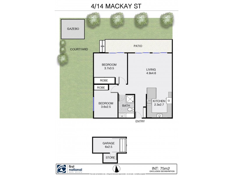 4/14 MacKay Street, Byron Bay NSW 2481 Floorplan