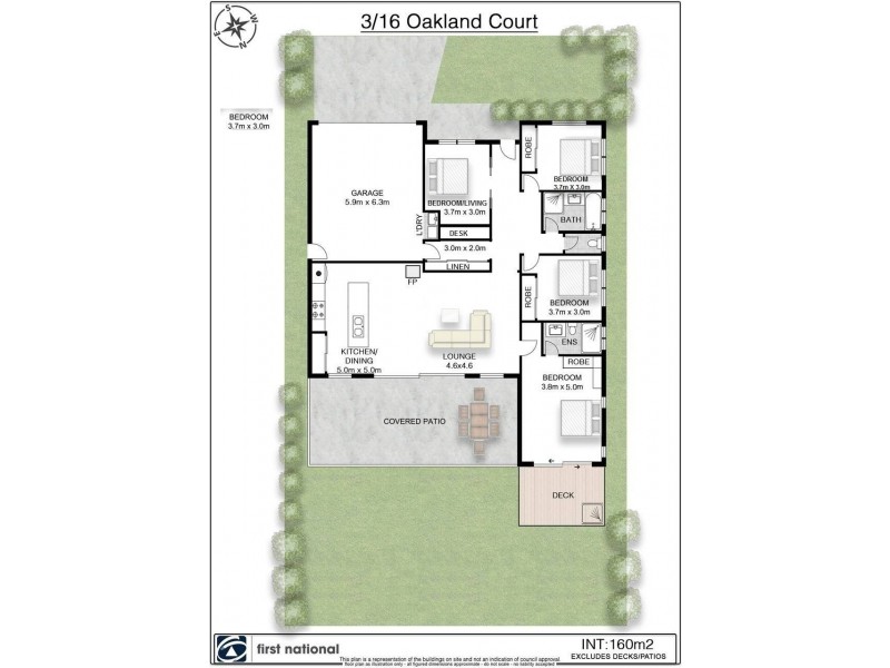 House 3, 1 Oakland Court, Byron Bay NSW 2481 Floorplan