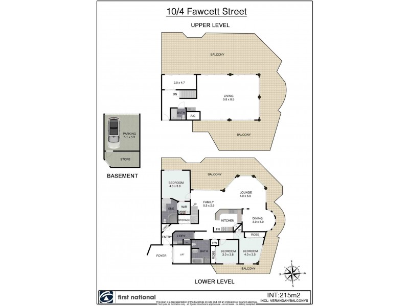 10/4 Fawcett Street, Ballina NSW 2478 Floorplan