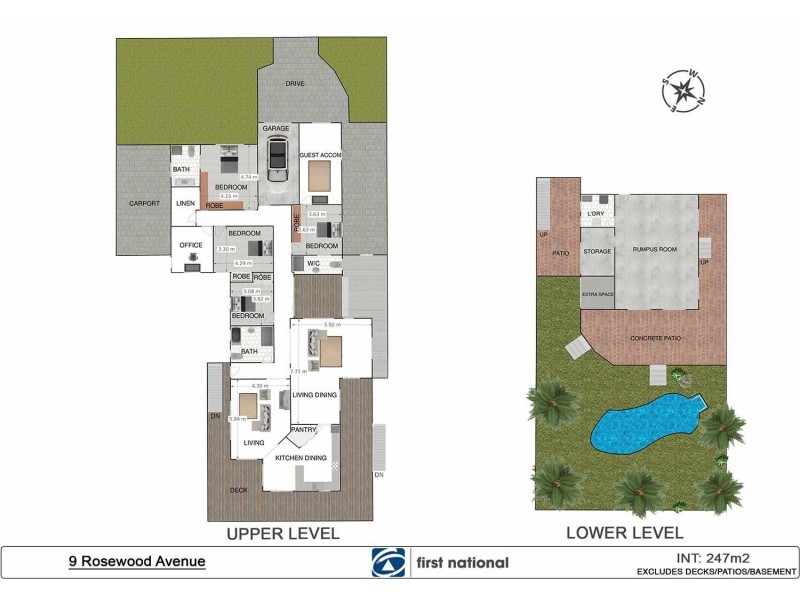 9 Rosewood Avenue, Bangalow NSW 2479 Floorplan