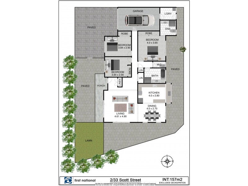 2/33 Scott Street, Byron Bay NSW 2481 Floorplan