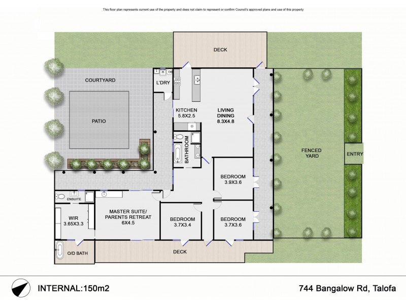 744 Bangalow Road, Talofa NSW 2481 Floorplan