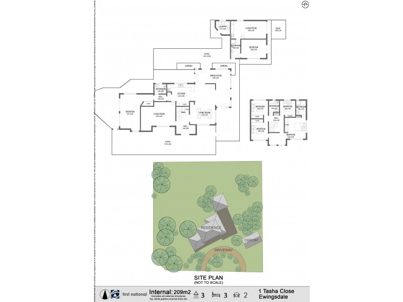 1 Tasha Close, Ewingsdale NSW 2481 Floorplan