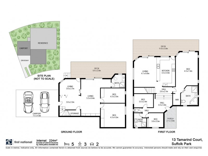 13 Tamarind Court, Suffolk Park NSW 2481 Floorplan