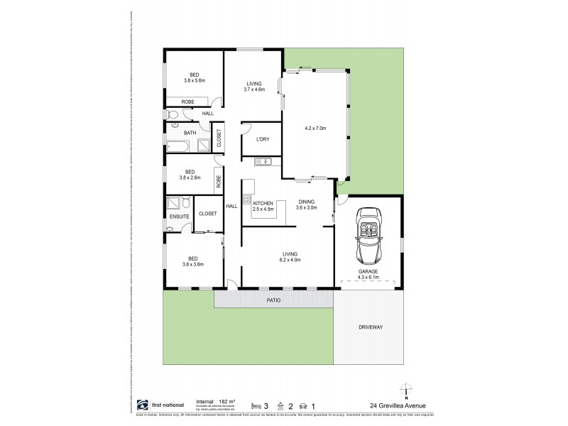 24 Grevillea Avenue, Mullumbimby NSW 2482 Floorplan