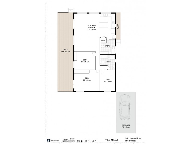 1 Jones Lane, Middle Pocket NSW 2483