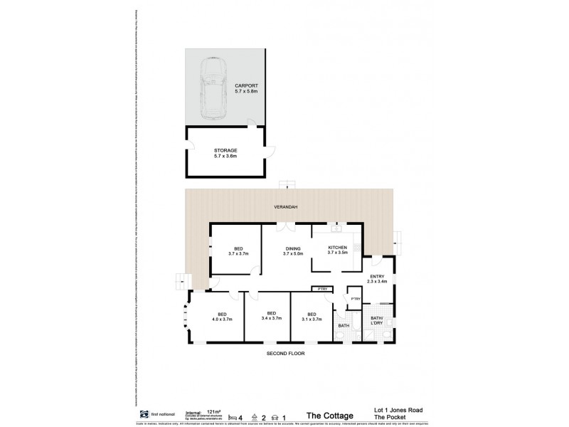 1 Jones Lane, Middle Pocket NSW 2483