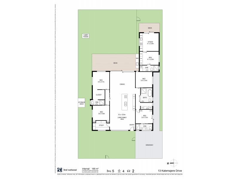 13 Kalemajere Drive, Suffolk Park NSW 2481 Floorplan