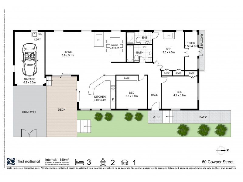 50 Cowper Street, Byron Bay NSW 2481 Floorplan