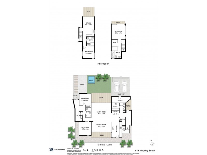 2/43 Kingsley Street, Byron Bay NSW 2481 Floorplan