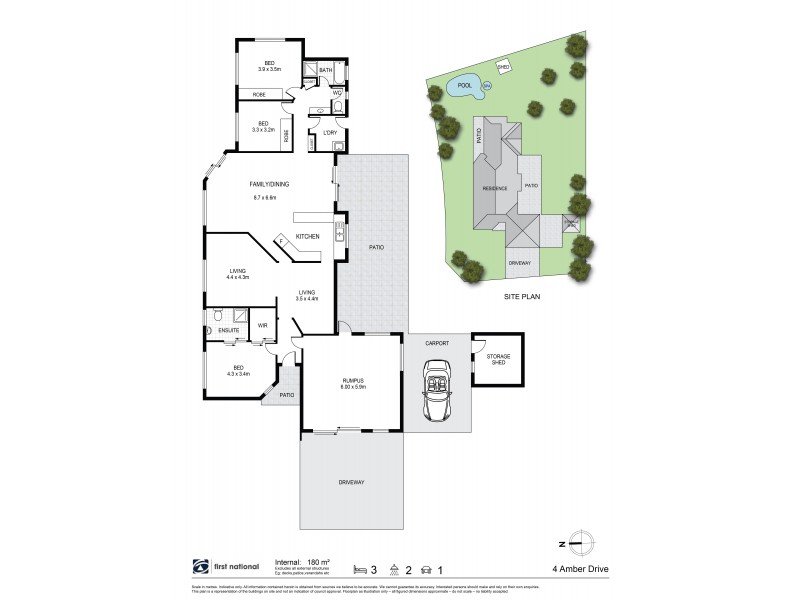 4 Amber Drive, Lennox Head NSW 2478 Floorplan