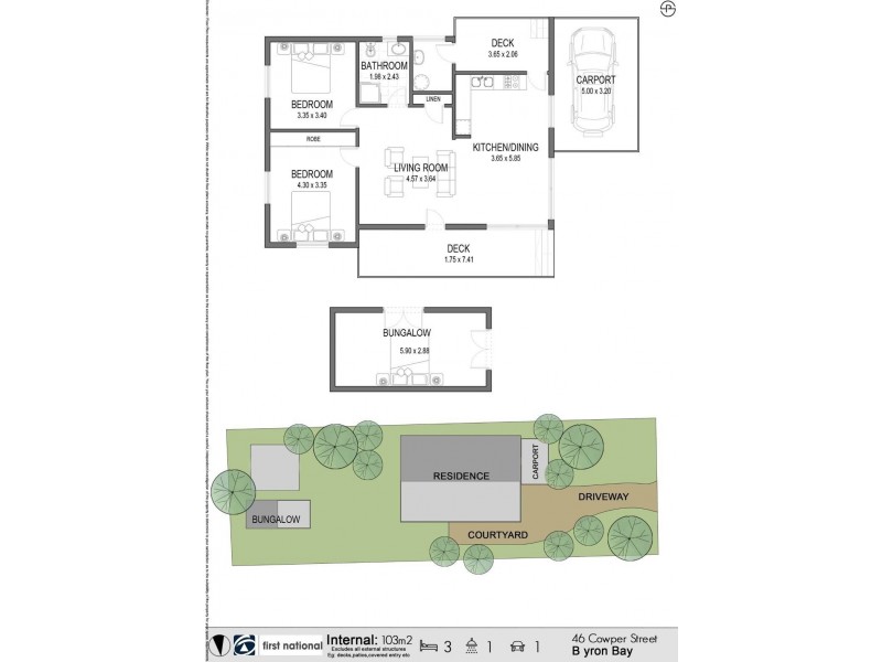 46 Cowper Street, Byron Bay NSW 2481 Floorplan