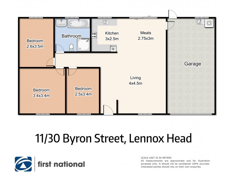 11/30 Byron Street, Lennox Head NSW 2478 Floorplan