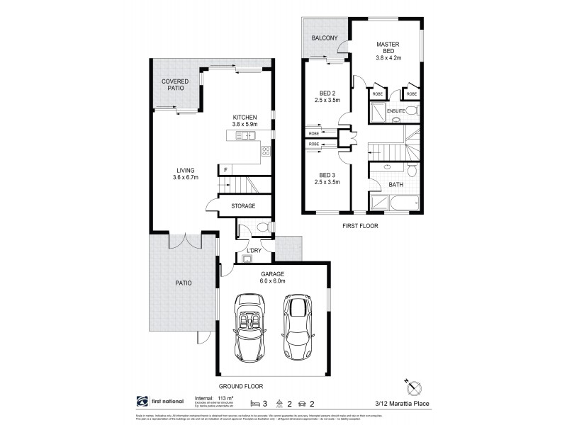 3/12 Marattia Place, Suffolk Park NSW 2481 Floorplan