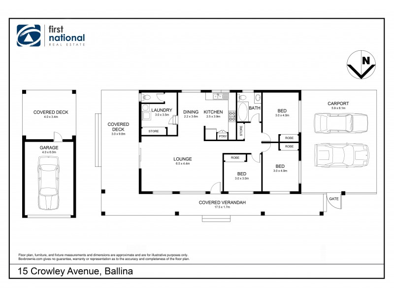4 James Street, Ballina NSW 2478 Floorplan
