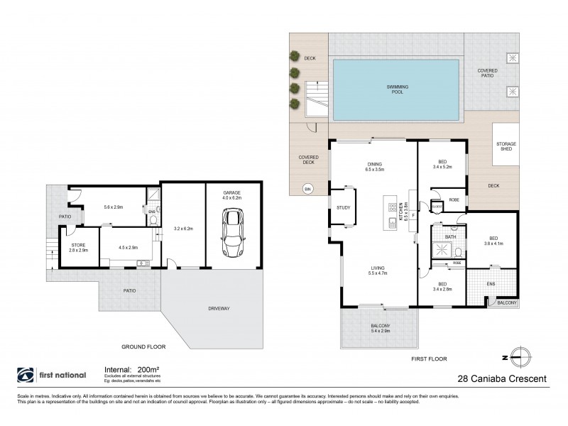 28 Caniaba Crescent, Suffolk Park NSW 2481 Floorplan