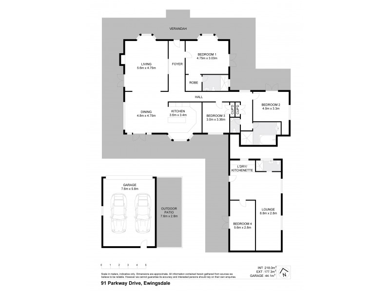 91 Parkway Drive, Ewingsdale NSW 2481 Floorplan