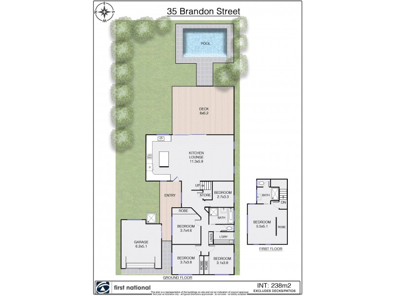 35 Brandon Street, Suffolk Park NSW 2481 Floorplan