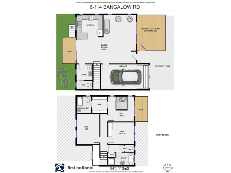 6/114 Bangalow Road, Byron Bay NSW 2481 Floorplan