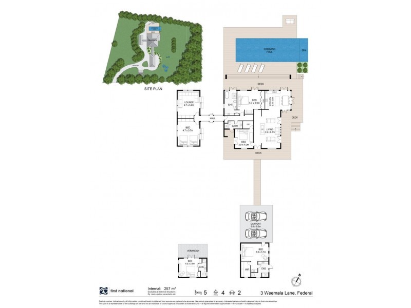 3 Weemala Lane, Federal NSW 2480 Floorplan