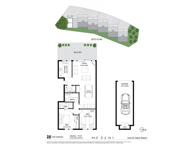22/24 Scott Street, Byron Bay NSW 2481 Floorplan