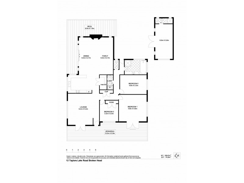 12 Taylors Lake Road, Broken Head NSW 2481 Floorplan