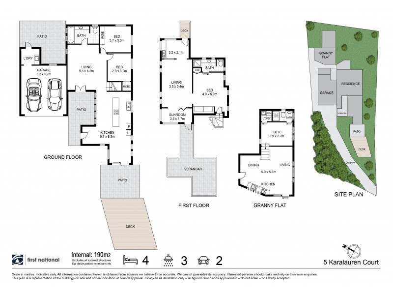 5 Karalauren Court, Lennox Head NSW 2478 Floorplan