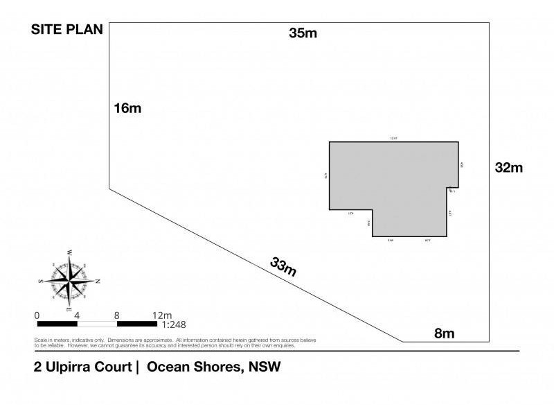 2 Ulpirra Court, Ocean Shores NSW 2483 Floorplan
